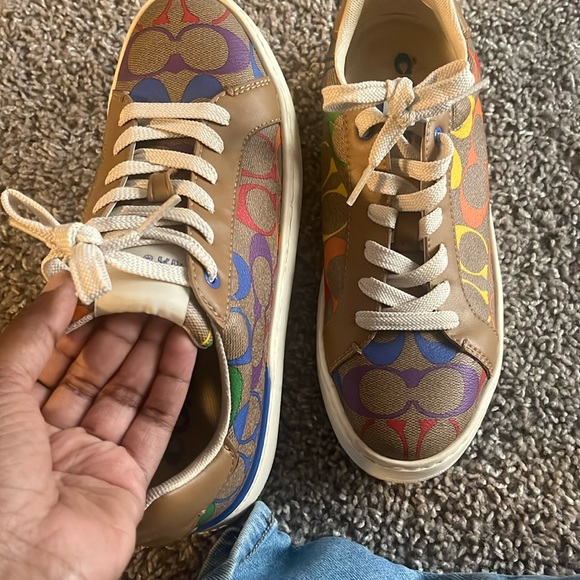 Pride color coach sneakers - Picture 1 of 6